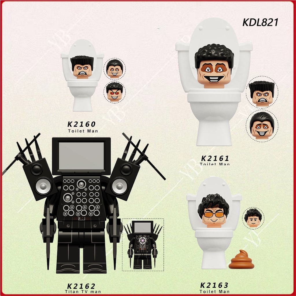ของเล่นตัวต่อ skibidi เพื่อการเรียนรู้ สําหรับเด็ก