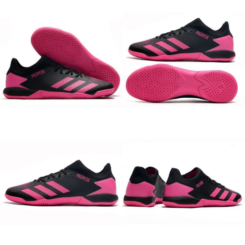 Adidas Predator Mutator 20.3 Low Futsal Shoes สีดำ สีชมพู IN สันทนาการ