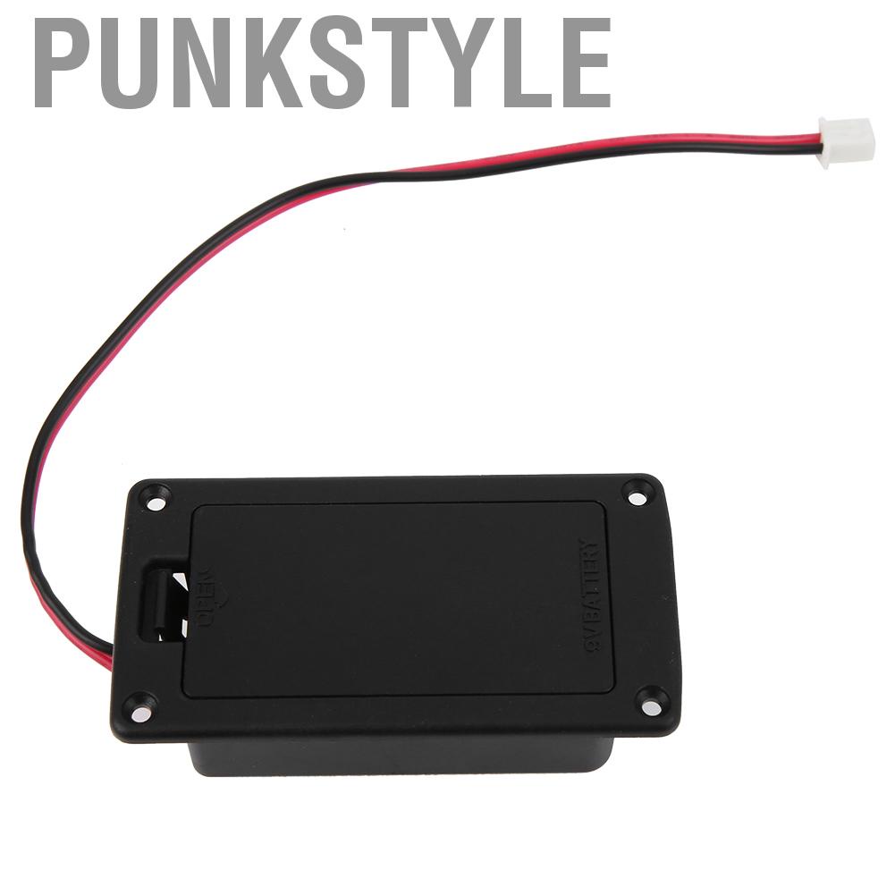 Punkstyle Pickup Battery Box Guitar Case Strong For Electric