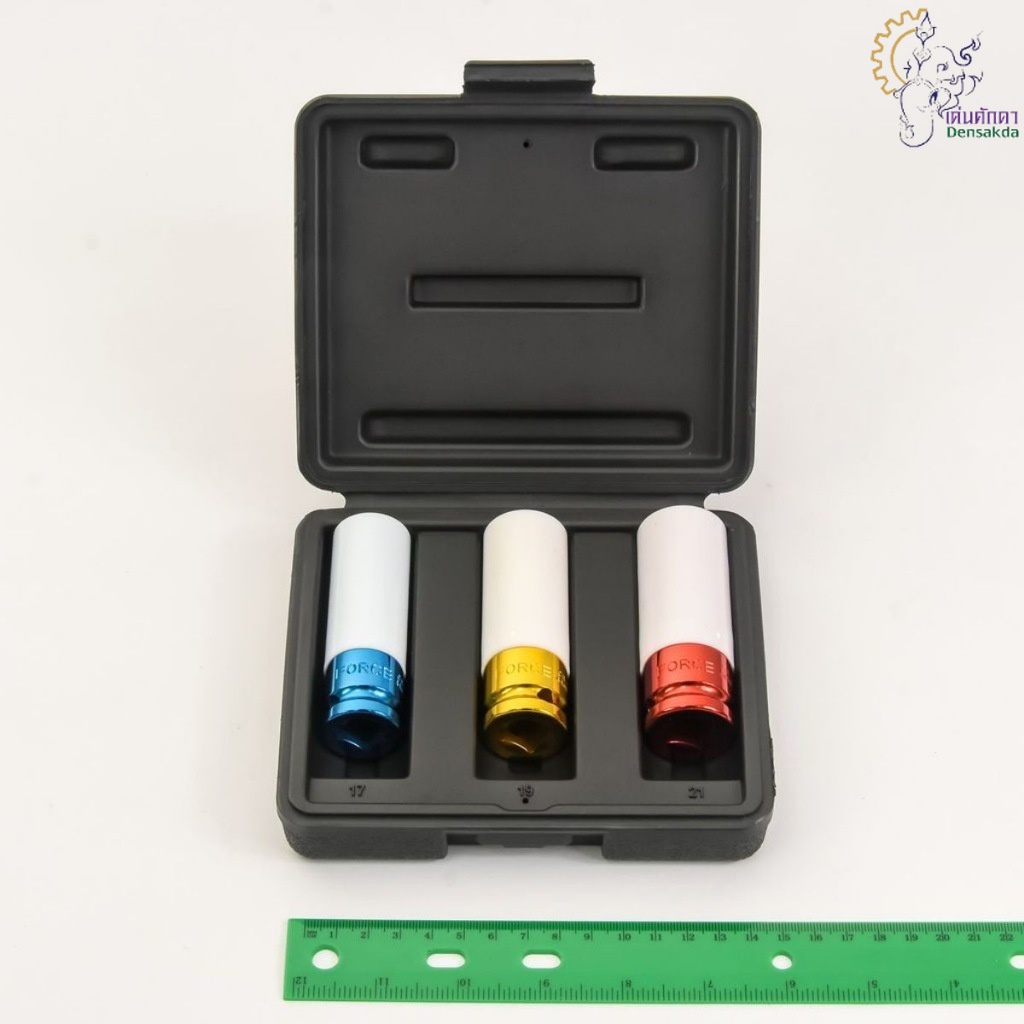 [ราคาถูก]🎆 (F131-4032) ** 4032 ชุดลูกบ็อกขันล้อแมก1/2"เบอร์17,19,21