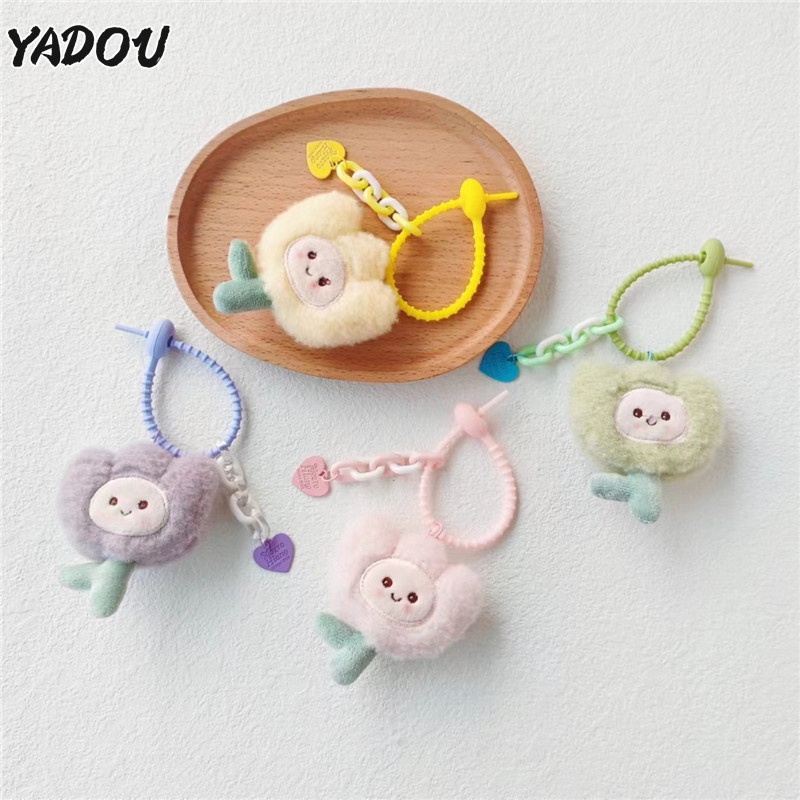 Yadou พวงกุญแจ จี้รูปดอกทิวลิปน่ารัก แฟชั่นใหม่ สําหรับห้อยกระเป๋า