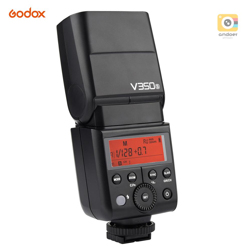 Godox V350S Compact Size 2.4G Wireless Speedlite Master/ Slave Camera Flash TTL 1/8000s HSS Built-in