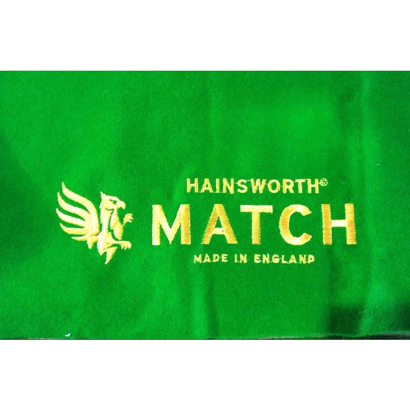 ผ้าสักหลาดโต๊ะสนุกเกอร์ ขนาด 12 ฟุต Hainsworth MATCH Snooker Cloth Set 12ft