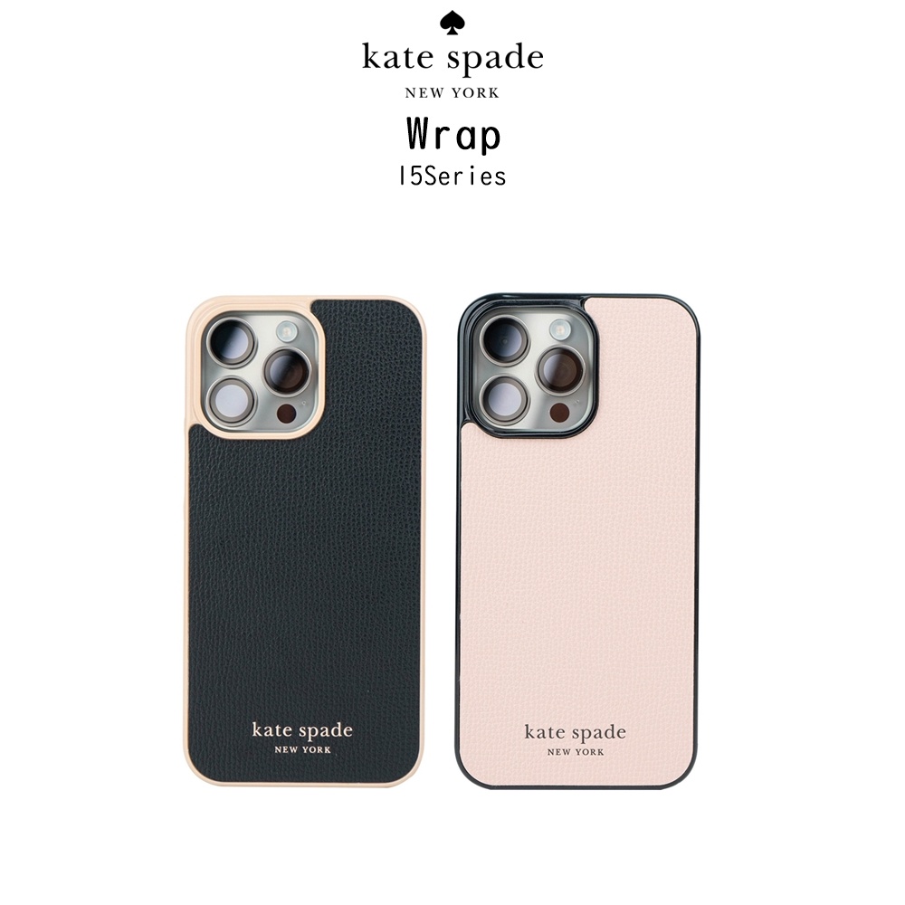 Kate Spade Wrap เคสหนังกันกระแทกเกรดพรีเมี่ยม เคสสำหรับ iPhone15Promax