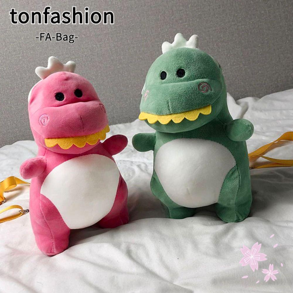 Tonfashion กระเป๋าเป้สะพายหลัง รูปตุ๊กตาไดโนเสาร์ สร้างสรรค์
