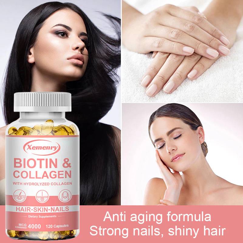 Biotin Collagen 4000 Mcg - วิตามินบำรุงสุขภาพผม ผิว เล็บ กระดูกและข้อ thumbnail 9