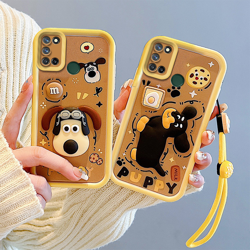เคส realme C17 เคส Realme 7iเคสสตรอเบอร์รี่หมีKuromiการ์ตูนสามมิติรูปตุ๊กตาน่ารักนุ่มเคสโทรศัพท์BB-TYGZ