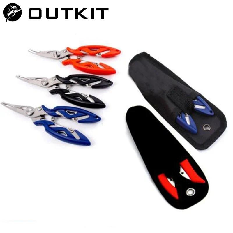 Outkit 1 ชิ้นสแตนเลสตกปลากรรไกรเครื่องตัดสาย Lure เหยื่อลบ Hook Tackle ชุดเครื่องมืออุปกรณ์เสริม