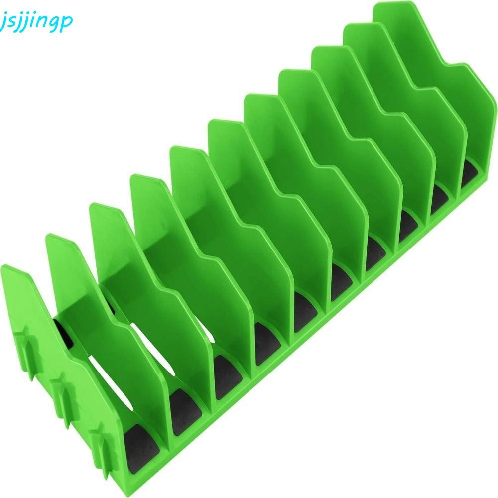 Jsjjingp คีมชั้นเก็บ,10สล็อต3 "ชม. ลิ้นชักคีมเครื่องตัดออแกไนเซอร์,โรงรถออแกไนเซอร์กล่องเครื่องมือลื่นฐานยางขยายออกแบบผู้ถือเครื่องมือประแจรอง