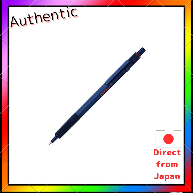 rOtring Ballpoint Pen Oil-Based 600 Iron Blue 2114262 Official Import