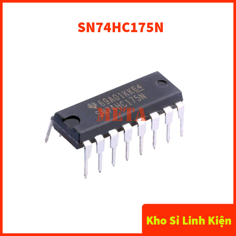 SN74HC175N จุ่ม 16 Pin - SN74HC175 74HC175 HC175 74175