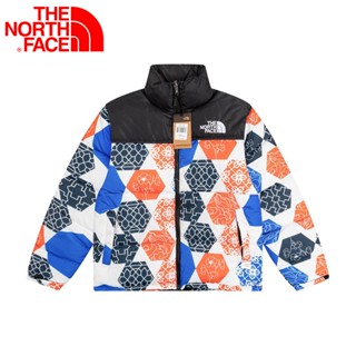 TheNorthFace เสื้อแจ็กเก็ต เสื้อโค้ท พิมพ์ลายโลโก้ ให้ความอบอุ่น แฟชั่นยอดนิยม สําหรับผู้ชาย