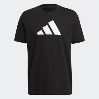 adidas ไลฟ์สไตล์ เสื้อยืด Future Icons Logo ผู้ชาย สีดำ HD0893