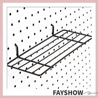 Fay 1/5 ชิ้น Pegboard ตะขอตกแต่งบ้าน DIY ตกแต่ง Peg Board ชั้นวางของ