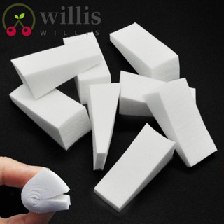 Willis ฟองน้ําแต่งหน้า ทรงสามเหลี่ยม, พัฟแป้ง ขนาดเล็ก เรียบเนียน, พัฟแป้ง คอนซีลเลอร์ แห้งและเปียก แบบพกพา ครีมรองพื้น ลิควิด ฟองน้ํา พัฟเครื่องสําอาง ผู้หญิง