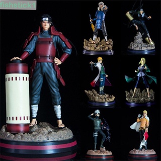 Fishstick1 โมเดลฟิกเกอร์ PVC รูปการ์ตูนนารูโตะ Sarutobi Lchizoku Hatake Kakashi Hashirama Tobirama NARUTO