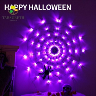 Tarsureth สายไฟ LED รูปแมงมุม พร้อมรีโมตคอนโทรล กันน้ํา สําหรับตกแต่งปาร์ตี้ฮาโลวีน ในบ้าน