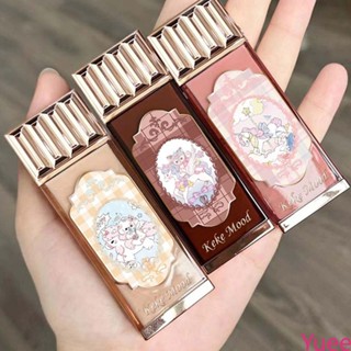 Kekemood Chocolate Store Cloud Lip Glaze Velvet Matte Mist ลิปสติก yuee