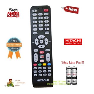 Hitachi รีโมตคอนโทรลทีวี ledlcd smart TV-new original Hitachi 100 พร้อมแบตเตอรี่