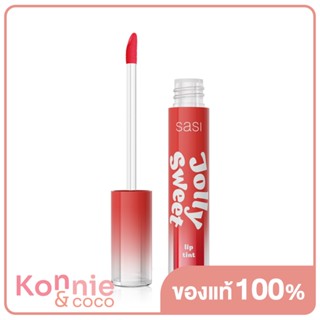 SASI Jolly Sweet Lip Tint 3g #01 Candy Pink ศศิ ลิปทินท์สูตรน้ำ เนื้อแน่น สีชัด ติดทน เบาสบายปาก.