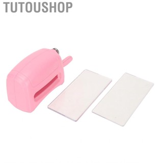 Tutoushop Embossing Machine  Portable Design Art Pink for Scrapbooking