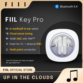 Fiil Key Pro หูฟังบลูทูธไร้สาย 5.4 TWS 40dB ANC MAF ™ หูฟังตัดเสียงรบกวน เชื่อมต่อหลายจุด