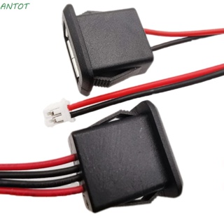 Antot อุปกรณ์เสริมพอร์ตชาร์จ 2Pin 4Pin พร้อมสายเคเบิล USB 2.0 5 ชิ้น