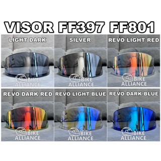 หมวกกันน็อค VISOR REVO REVO FF801 FF397 สีรุ้ง สีแดง FF 801 397