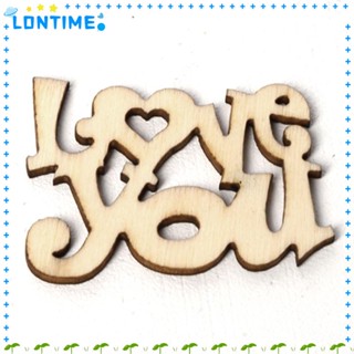 Lontime พร็อพไม้ รูปตัวอักษรภาษาอังกฤษ สําหรับตกแต่งบ้าน 10 ชิ้น