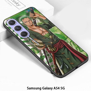 เคสโทรศัพท์ซิลิโคน TPU แบบนิ่ม ลายการ์ตูนลูฟี่ กันกระแทก สําหรับ Samsung Galaxy A04 A04E A14 A24 A34 A54 F14 5G