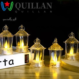 Quillan โคมไฟคริสตัล LED อะคริลิค แบบพกพา สไตล์ยุโรป สําหรับตกแต่งบ้าน