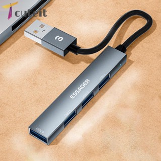 Tcuteit ESSAGER 4 in 1 ฮับอะแดปเตอร์แยก Usb 2.0 480Mbps ปลั๊กแอนด์เพลย์