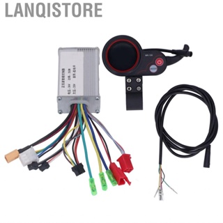 Lanqistore 36V 350W Controller Kit Round Panel with Bracket Extension Cord Backlight Display Electric Bike for Scooter