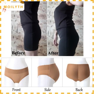 Moilyth ยกก้น, กางเกงชั้นในควบคุมก้นปลอม, Push Up Booty สีพื้น มองไม่เห็น ชุดชั้นในสตรี