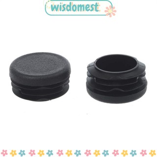 Wisdomest จุกปิดรูเฟอร์นิเจอร์ PE กันน้ํา สีดํา 32 มม. 1-1/4 นิ้ว 24 แพ็ค