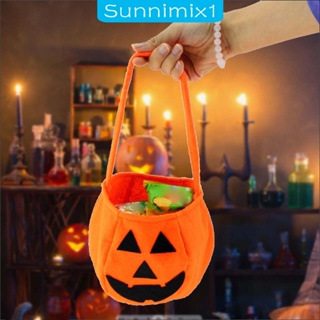 [Sunnimix1] กระเป๋าสะพายไหล่ ลายฟักทองฮาโลวีน เหมาะกับการแสดงบนเวที ครัวเรือน