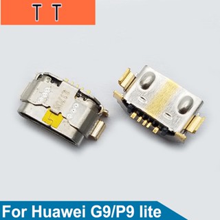  อะไหล่แท่นชาร์จ USB แบบเปลี่ยน สําหรับ Huawei G9 P9 Lite