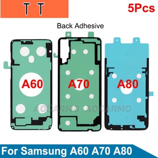  กาวสติกเกอร์ ฝาหลัง แบบเปลี่ยน สําหรับ Samsung Galaxy A60 A70 A80 5 ชิ้น