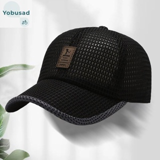 [Yobusad.th] หมวกเบสบอล หมวกตาข่าย ระบายอากาศ ปรับได้ ฤดูร้อน สําหรับผู้ชาย ผู้หญิง