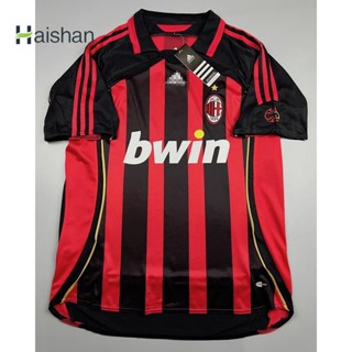 haishan เสื้อบอล ย้อนยุค เอซี มิลาน เหย้า 2006-07 Retro AC Milan Home เรโทร คลาสสิค