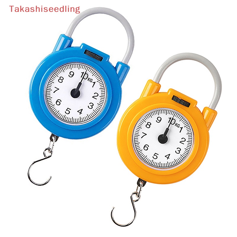 (Takashiseedling) เครื่องชั่งน้ําหนักดิจิทัล แบบแขวน ความแม่นยําสูง 10 กก. สําหรับชั่งกระเป๋าเดินทาง ปลา