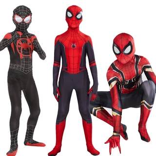 Ye ชุดบอดี้สูท ชุดคอสเพลย์ Spiderman Far From Home Superhero ฮาโลวีน สําหรับเด็ก