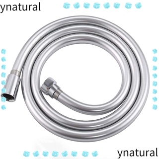 Ynatural สายฝักบัวอาบน้ํา PVC แบบมือถือ ยืดหยุ่น ป้องกันลม