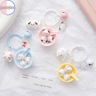 พวงกุญแจ จี้ตุ๊กตา sanrio Kuromi Cinnamoroll สไตล์เกาหลี เหมาะกับของขวัญ สําหรับห้อยกระเป๋า