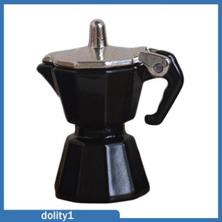 [Dolity1] โมเดลกาต้มน้ํากาแฟจําลอง ขนาดเล็ก สเกล 1:12 สําหรับตกแต่งบ้านตุ๊กตา