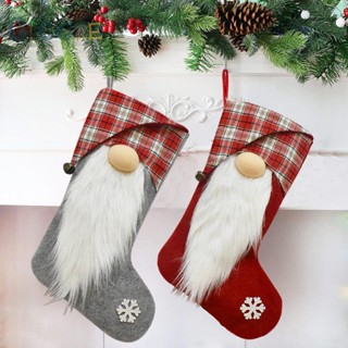 ⭐NEW ⭐Christmas Stocking Christmas Tree 45x20cm With Hanging Rope High Capacity