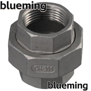 Blueming2 ข้อต่อเชื่อมท่อ สเตนเลส 304 เกลียว NPT ป้องกันสนิม 4 จุด 1 นิ้ว