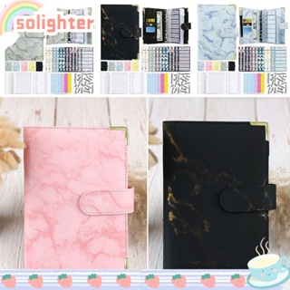 Solighter ปกหนัง PU ขนาด A6 สําหรับใส่บิลแพลนเนอร์