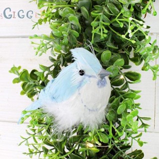 ⭐NEW ⭐Simulation Bird Artificial Birds Blue White Christmas Clip-on Decors Gift