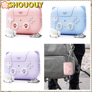 Shououy เคสหูฟังบลูทูธ ซิลิโคน ลายการ์ตูน อุปกรณ์เสริม สําหรับหูฟังบลูทูธ